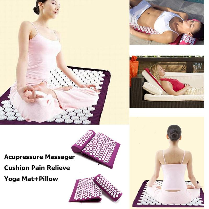 Yoga Acupressure Mat | Yoga Mat with Pillow | Clarity Rhythm