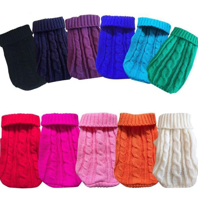 Pet Knitted Sweater | Pet Warm Sweater | Clarity Rhythm
