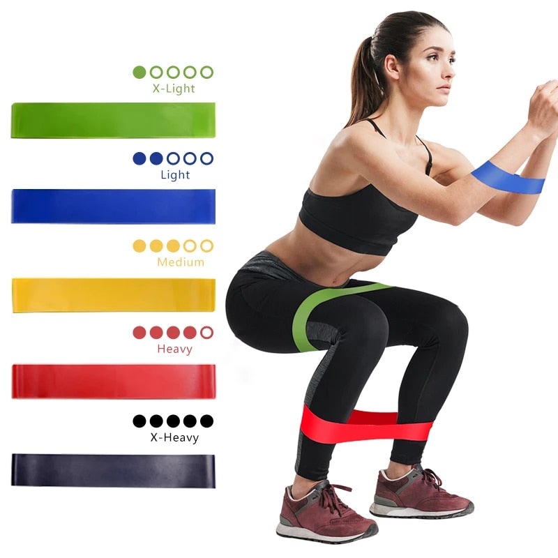 Yoga Resistance Bands | Rubber Resistance Bands | Clarity Rhythm