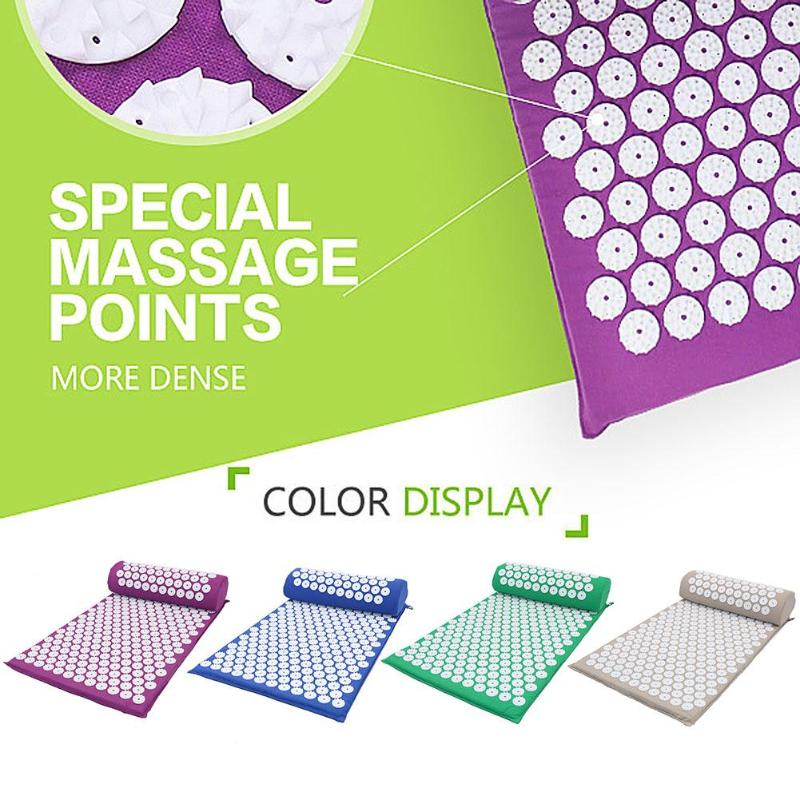 Yoga Acupressure Mat | Yoga Mat with Pillow | Clarity Rhythm