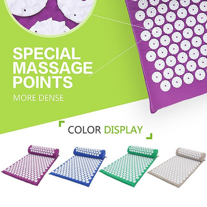 Yoga Acupressure Mat | Yoga Mat with Pillow | Clarity Rhythm